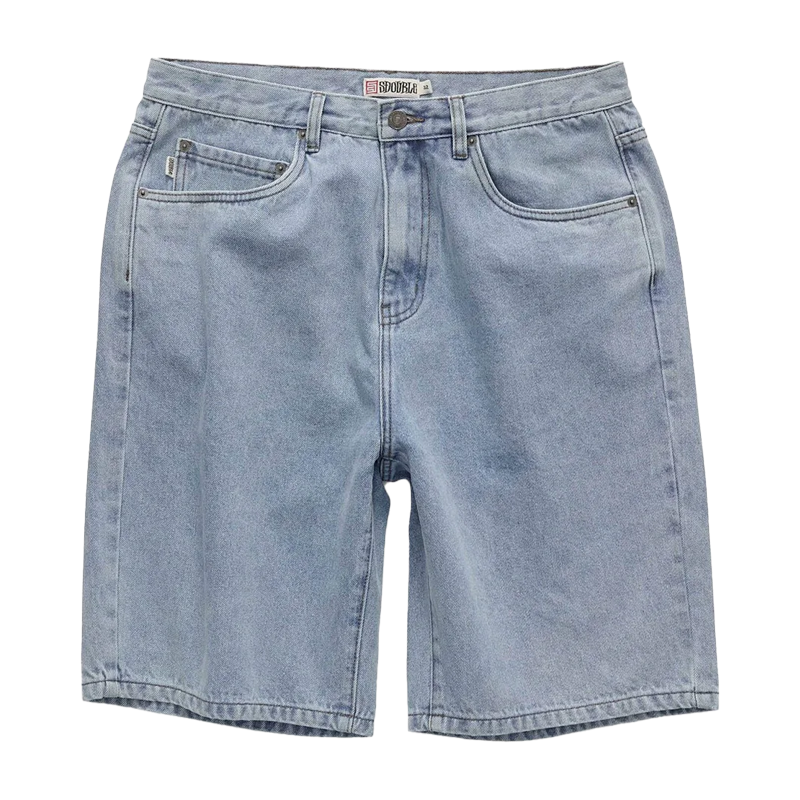 S/Double Denim Standard Short 'Washed Blue' – Statement Streetwear S/Double Denim Standard Short 'Washed Blue' – Statement Streetwear