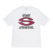 Stussy International Tee 'White/Pink'