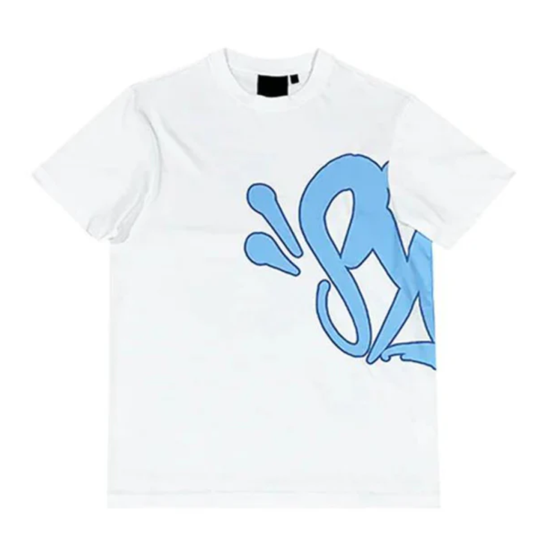 Syna World Logo Tee 'White/Blue'