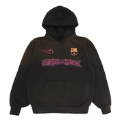 Travis Scott x Nike x FC Barcelona Spray Logo Hoodie 'Black'