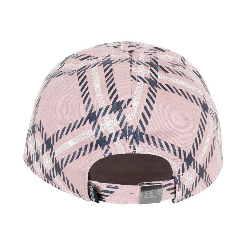 Von Dutch Printed Twill Patch Trucker Hat 'Pink'