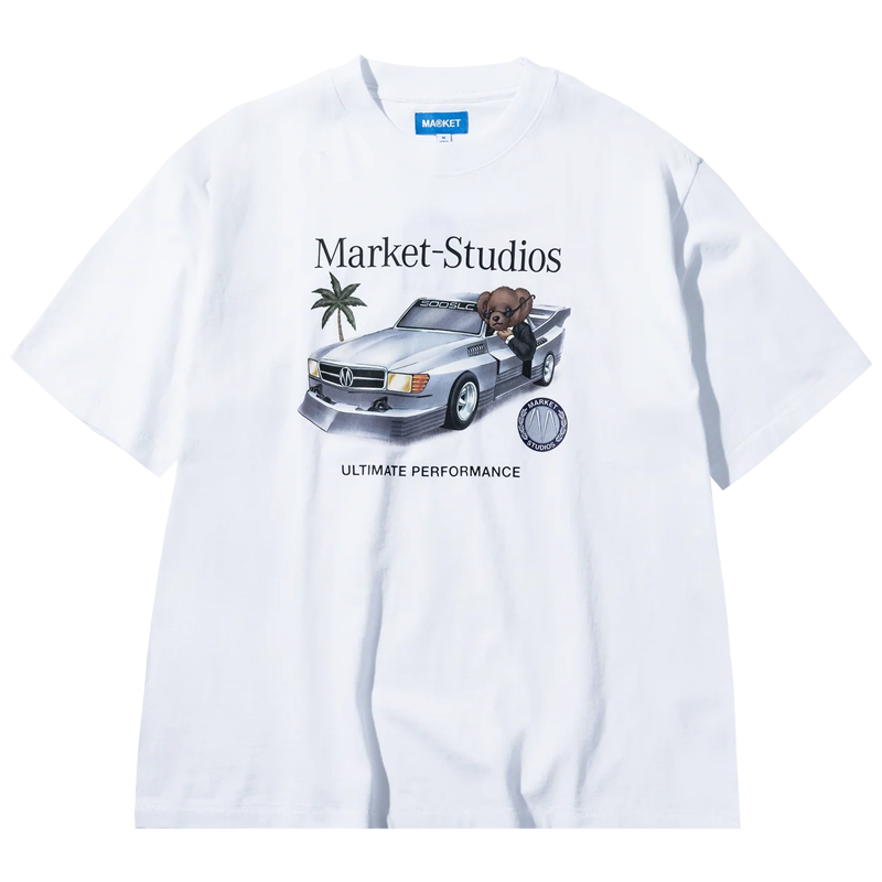 Market Studios Des Bear Tee 'White'