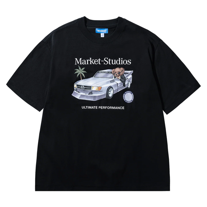 Market Studios Des Bear Tee 'Black'