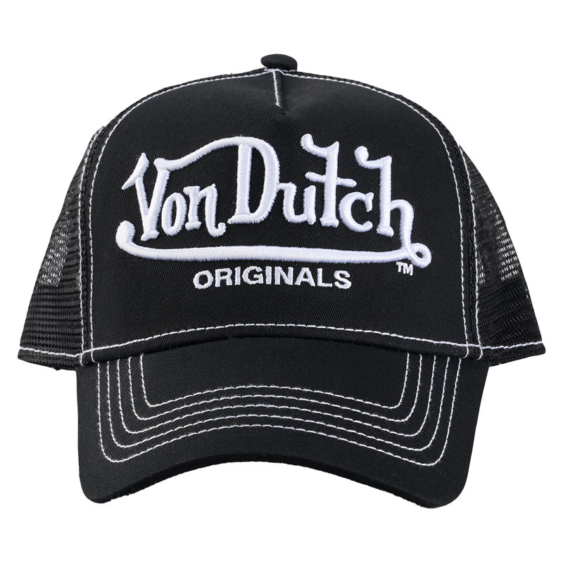 Von Dutch Big Signature Trucker Cap 'Black'