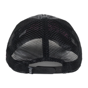 Von Dutch Distressed Unstructured Trucker Cap 'Black/Pink'