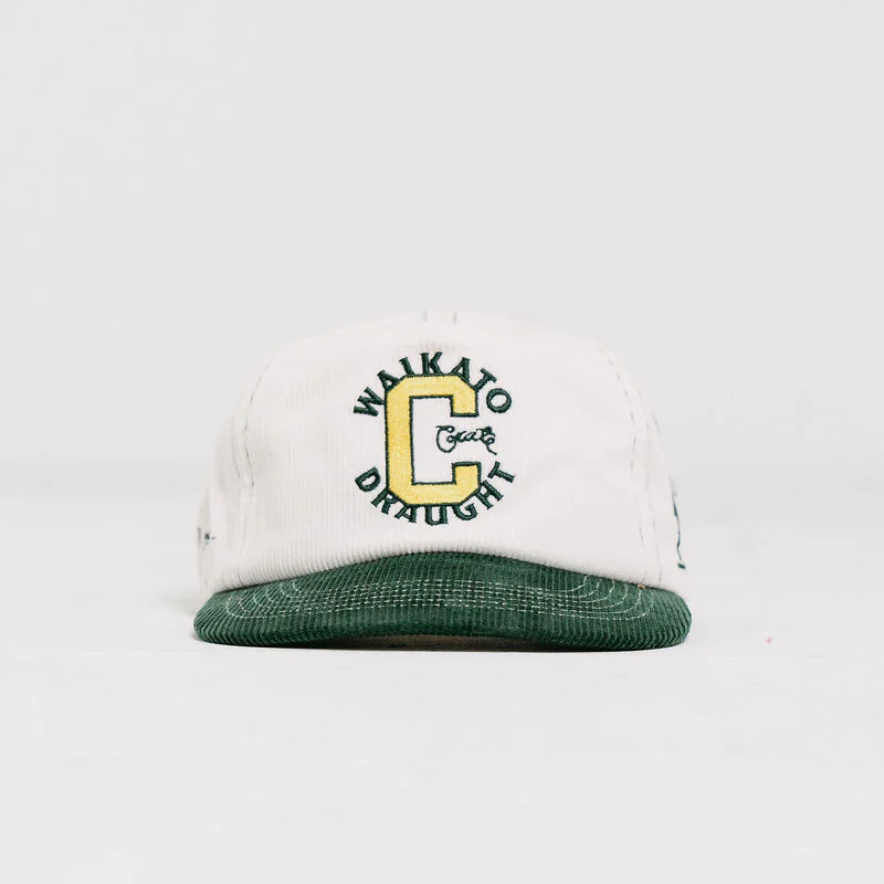 Crate x Willie the Waiter Cord Snapback 'White/Green'