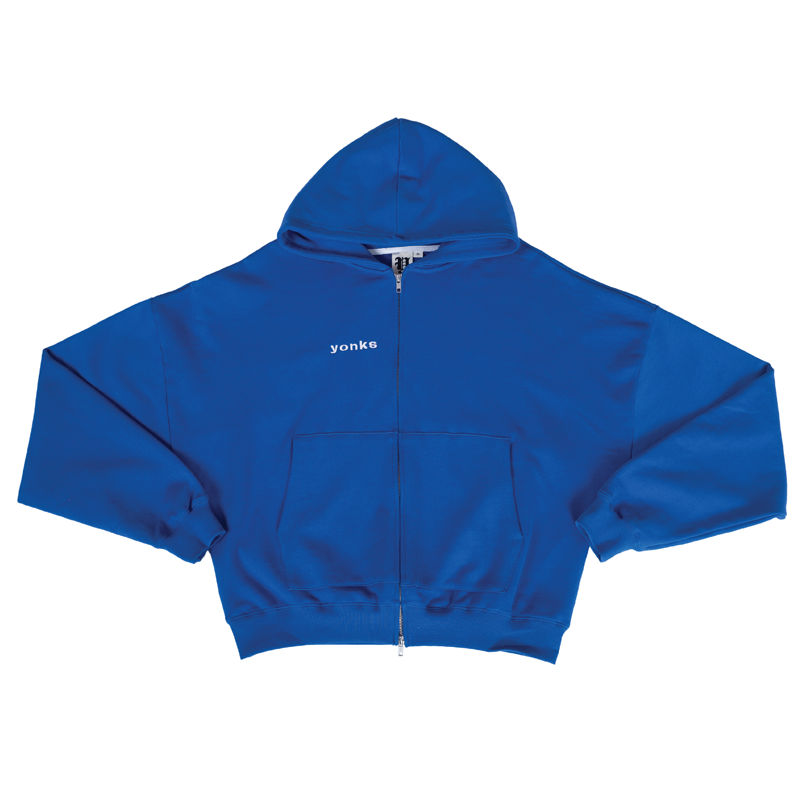 Yonks Zip Hoodie 'Royal Blue'