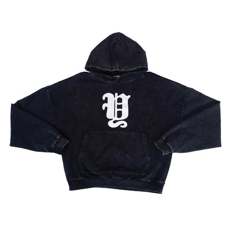 Yonks Hoodie 'Washed Black'