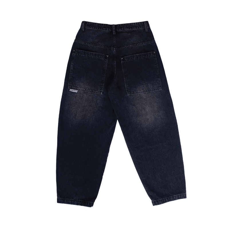 Yonks Billow Jeans 'Washed Black'