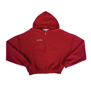 Yonks Zip Hoodie 'Red'