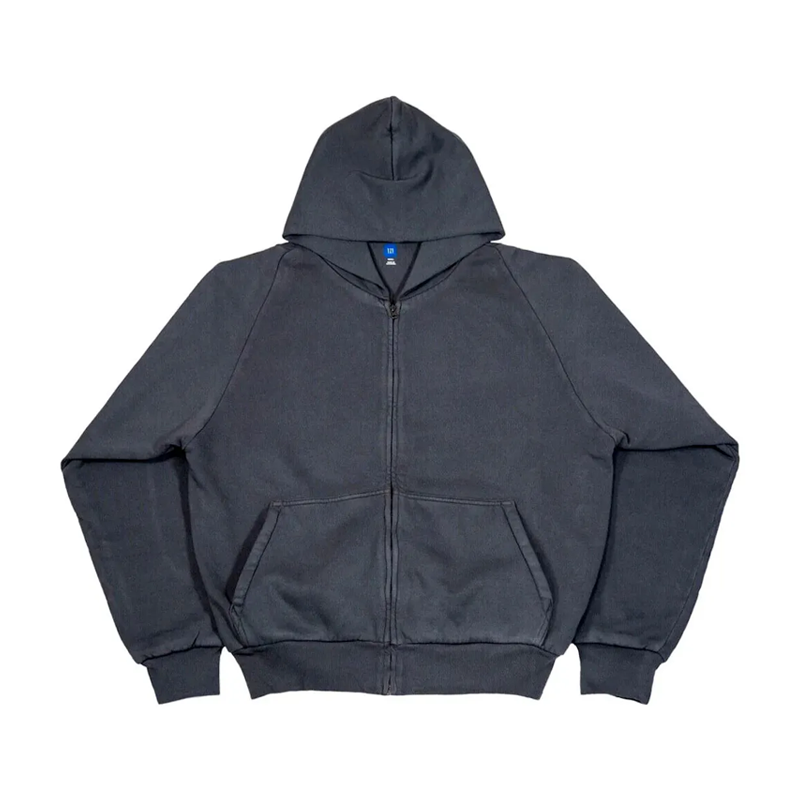 Yeezy x Gap Zip Up Hoodie 'Poetic Black'